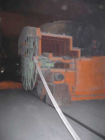 脫硫站渣罐車(chē)電纜卷銅