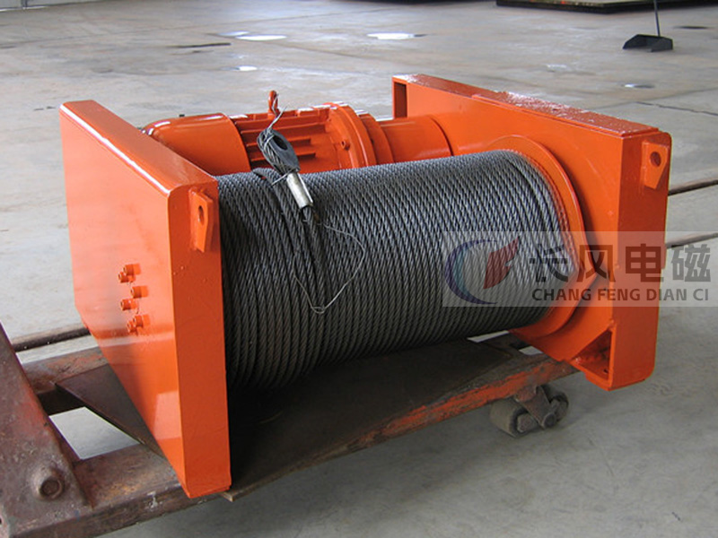 電機外置式鋼絲繩卷筒_液壓馬達卷揚機_船用克令鋼絲繩卷筒